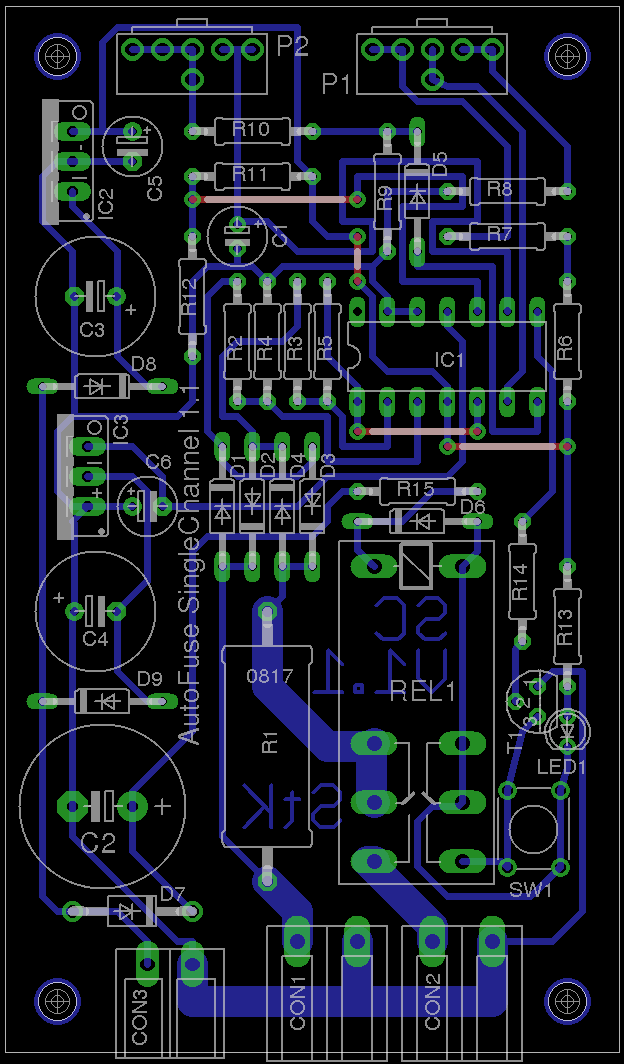 Layout der AutoFuse SingleChannel